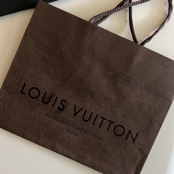 3 pcs assorted Chanel Louis Vuitton paper shopping gift bag packing storage auth - Picture 4 of 7